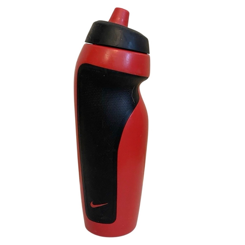 Vintage Nike HyperSport Squeeze Water Bottle Red and‎ Black